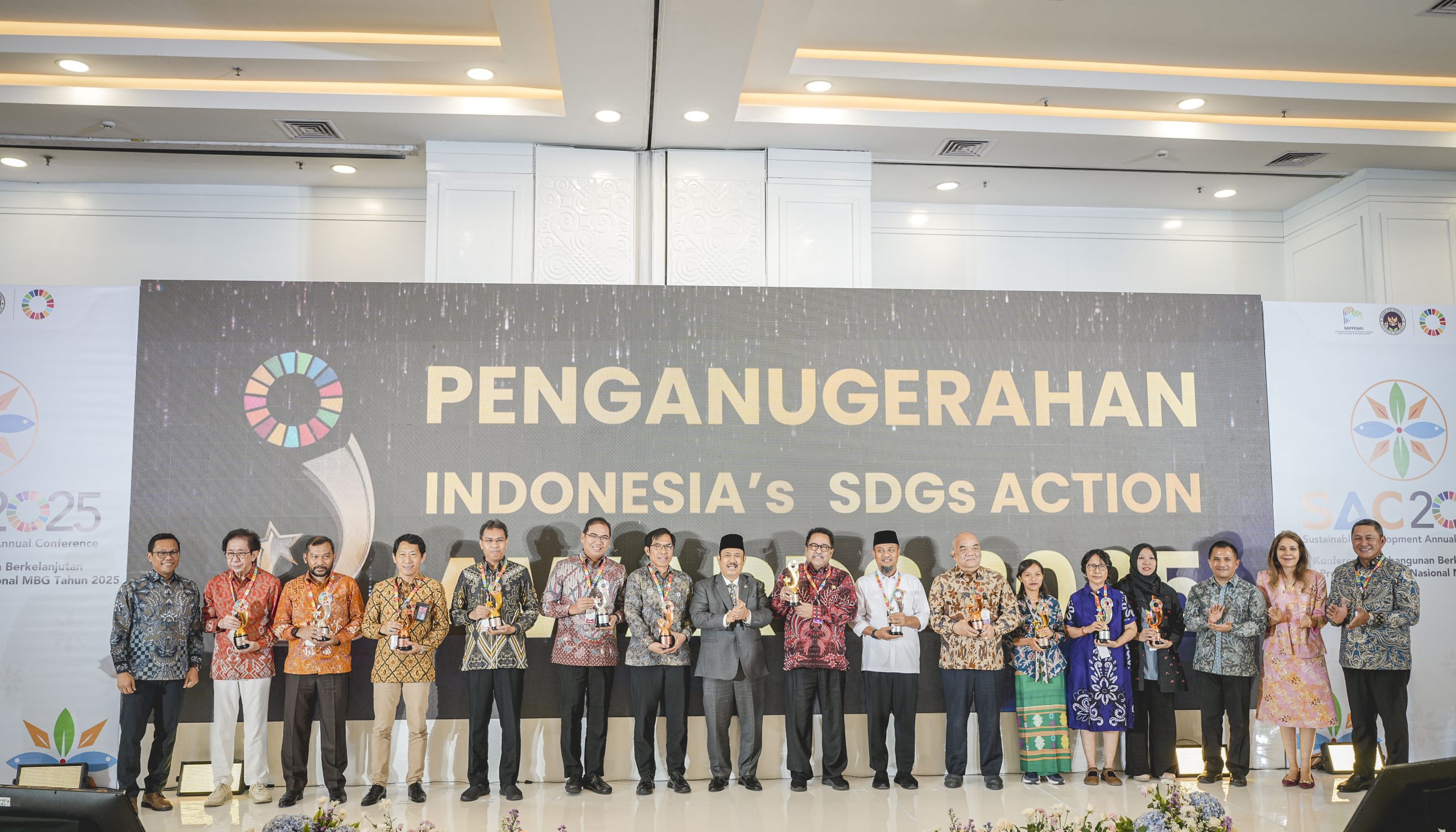 RKP Raih Penghargaan Indonesia SDGs Action Awards 2025 Kategori Organisasi Masyarakat Sipil