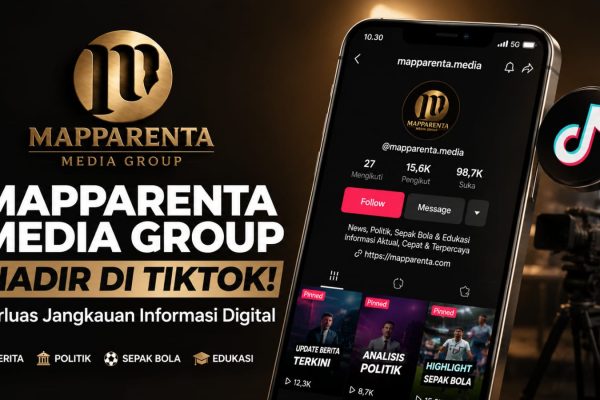 Mapparenta Media Group hadir di TikTok untuk memperluas jangkauan informasi digital