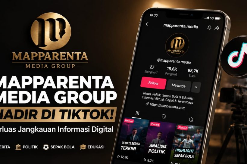 Mapparenta Media Group hadir di TikTok untuk memperluas jangkauan informasi digital